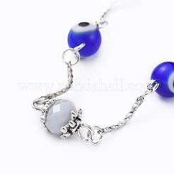 Conjuntos de joyas de lampwork mal de ojo&nbsp;SJEW-JS01041-02