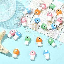 16 pièce de perles en céramique et porcelaine faites à la main&nbsp;PORC-FS0001-68B