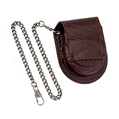 Custodia per orologio in pelle pu&nbsp;AJEW-WH0455-58AB