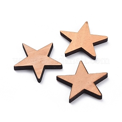 Cabochons en bois blanc non fini&nbsp;WOOD-WH0098-86
