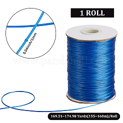 1 rouleau de cordon en polyester ciré coréen écologique&nbsp;YC-SP0001-03G
