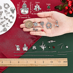 DIY-Sets zur Herstellung von Weihnachts-Ohrhängern&nbsp;DIY-SC0019-35