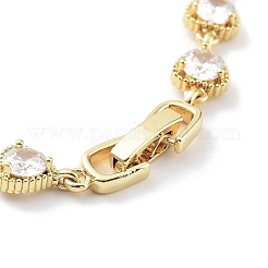 Bracelets en laiton plaqué pour la saint-valentin&nbsp;BJEW-D032-03G-02