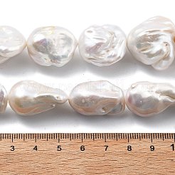 Brins de perles naturelles nucléées&nbsp;PEAR-B004-15J-04A