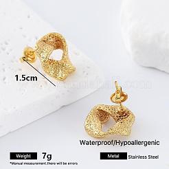 Boucles d'oreilles à tige en acier inoxydable 304 pour femmes&nbsp;YF7266