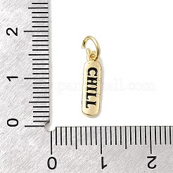 Charms smalto ottone&nbsp;KK-P338-01G-D01