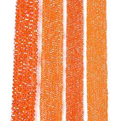 Chapelets de perles en verre électroplaqué&nbsp;LS-EGLA-A044-T2mm-B25