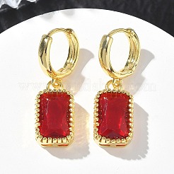Ohrhänger aus Messing und Glas für Damen&nbsp;KK-CBA760A-04G