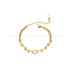 Pulseras de eslabones de acero inoxidable 304&nbsp;WG0F64C-01
