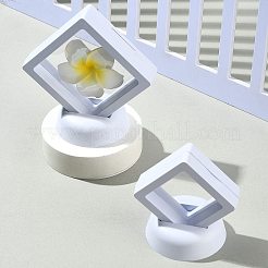 4 supporto per espositore con cornice galleggiante 2D in plastica&nbsp;ODIS-FS0001-02A