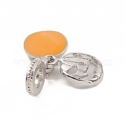 Legierung Emaille europäische baumeln Charms&nbsp;PALLOY-I218-20P