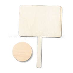 Panneaux de mini tableau de buis rectangle&nbsp;WOOD-F010-05