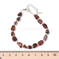 Bracelets en éclats de grenat naturel pour femmes&nbsp;BJEW-H623-01S-04