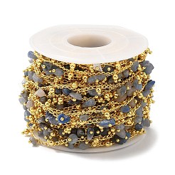 Chaînes de perles sodalite naturelles faites à la main&nbsp;CHC-M024-01G-02