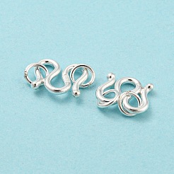 925 sterling silver fermagli s-gancio&nbsp;STER-K175-06B-S
