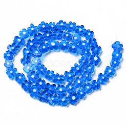 Millefiori a mano fili di perline di vetro&nbsp;LAMP-J035-6mm-30
