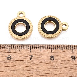 304 Edelstahl-Emaille-Anhänger&nbsp;STAS-Q111-15G-02