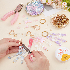 Kits de fabricación de llavero diy&nbsp;DIY-JOY0001-10