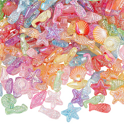 500 Stück transparente Acrylperlen&nbsp;OACR-SP0002-28