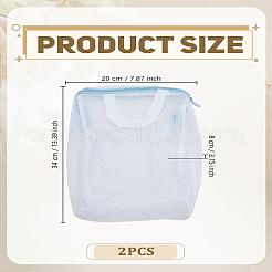 2 Stück Polyester-Reißverschlussbeutel für Schuhe und Socken&nbsp;ABAG-LP0001-93B