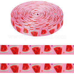 Ruban en polyester à motif pastèque pour emballage cadeau&nbsp;OCOR-WH20007-28