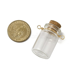 Klarglas Kork Flaschenverbinder Charms&nbsp;PALLOY-JF04409-01