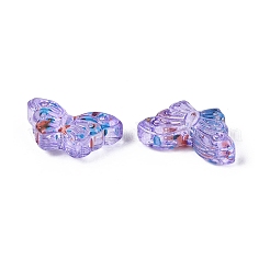 Perle di vetro trasparenti picasso&nbsp;SEED-N012-05E