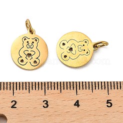 Anhänger aus 304 Edelstahl&nbsp;STAS-D050-07G-08