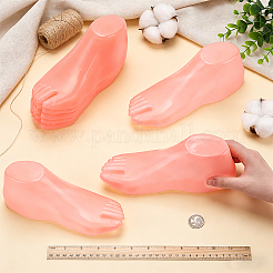 Expositores de pies de maniquí de plástico para calcetines&nbsp;AJEW-WH0871-14