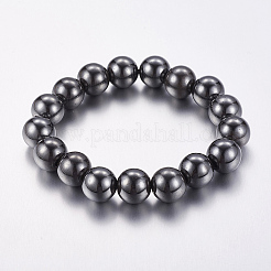 Buon san valentino regali giorno per lui elastico magnetico bracciale ematite sintetico&nbsp;LS-IMB001
