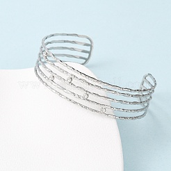 Mehrreihige Armreifen aus 304er Edelstahl für Damen&nbsp;BJEW-B156-01