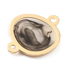 Encantos de conector de resina de mal de ojo transparente&nbsp;RESI-WH0021-47B