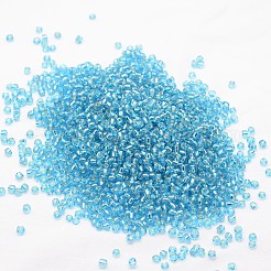 8/0 transparentes Glas runden Saatperlen&nbsp;SEED-J010-F8-23