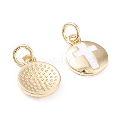 Messing Emaille Anhänger / charms&nbsp;KK-F814-22G
