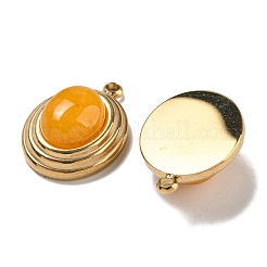 Natürliche orange jade gefärbt anhänger&nbsp;STAS-L025-007G-02