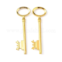 Pendentifs gros de style tibétain en alliage en forme de clés &nbsp;TIBEP-S105-G-RS