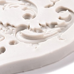 Moules à fondant d'angle rétro en relief&nbsp;DIY-E054-10