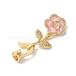 Micro latón allanan circonio cúbico veces aproximamente corchetes&nbsp;KK-B098-05G-02