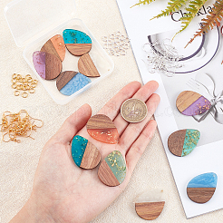 Kits de fabrication de boucles d'oreilles pendantes en forme de larme à faire soi-même&nbsp;DIY-OC0006-07