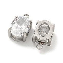 Ciondoli in acciaio inossidabile 304 ciondoli in zirconia cubica&nbsp;STAS-L278-009P-B01