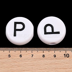 Perline europei acrilici opachi&nbsp;AC-CBA3BDD-01P