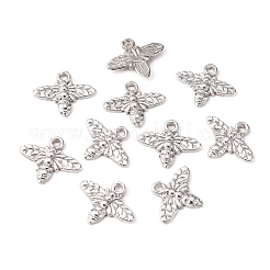 Tibetischer stil Aluminium Anhänger & Charms&nbsp;TIBEP-A100604-S-FF