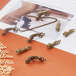 8pcs 2 colgantes de aleación de estilo tibetano de estilo&nbsp;TIBEP-FH0001-18