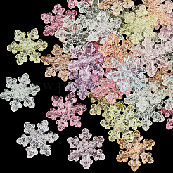 50 Stück transparente Crackle-Acrylperlen&nbsp;OACR-SP0002-07