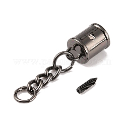 Embout pour cordon en alliage de zinc&nbsp;FIND-WH0120-45B