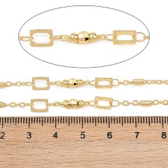 Rechteckige Gliederketten aus Messing&nbsp;CHC-B025-06G
