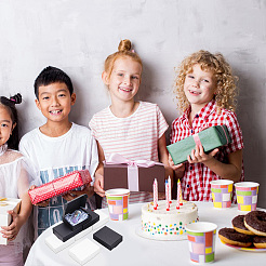 30 Stück 2 Farben Kraftpapier-Geschenkbox&nbsp;CON-DR0001-05
