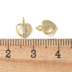 Pendentifs en laiton zircon cubique transparent&nbsp;KK-Q031-44G-03