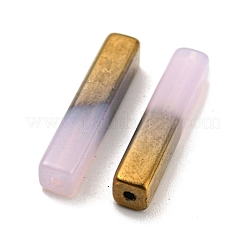 Perles en verre electroplate&nbsp;GLAA-D024-02I