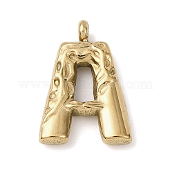 26 pendentif alphabet en acier inoxydable 304&nbsp;STAS-Z170-01G